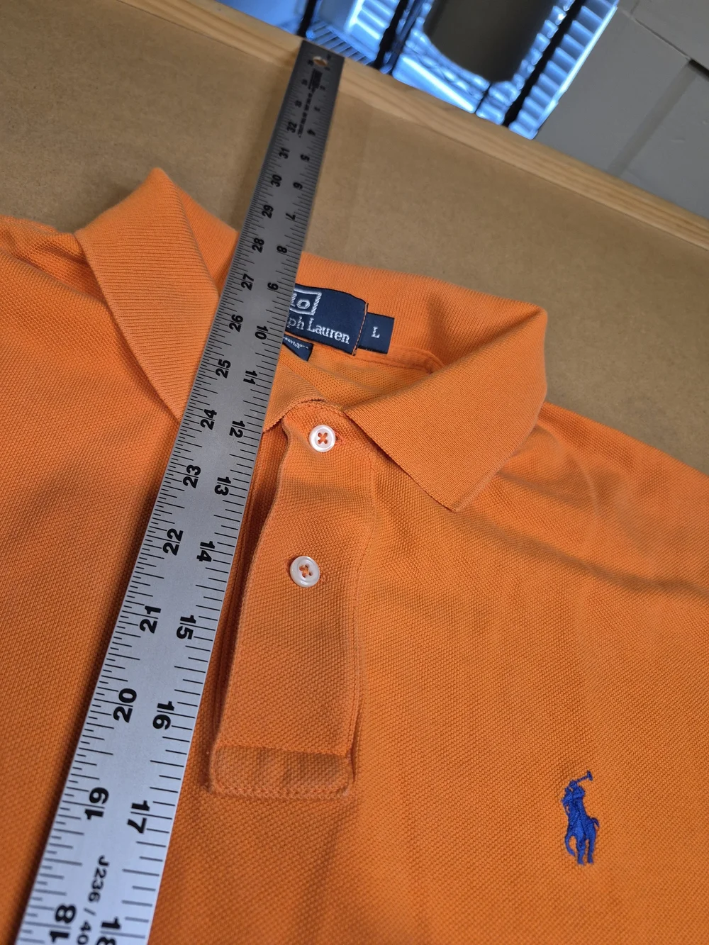 Ralph Lauren Polo Orange Short-Sleeve Classic Fit Polo Shirt